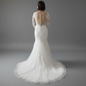 Wear Your Love NEW Elegant White Lace Gown 6-8